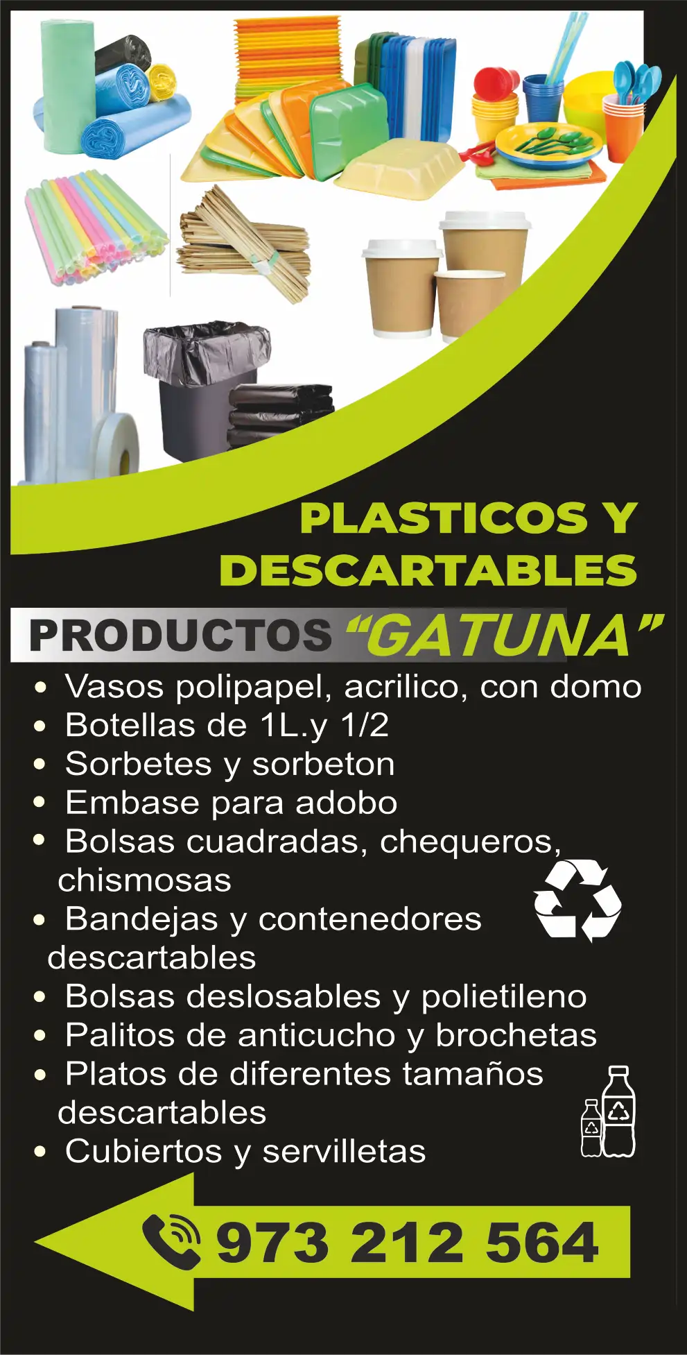 Plásticos y descartables “Gatuna” – Volante