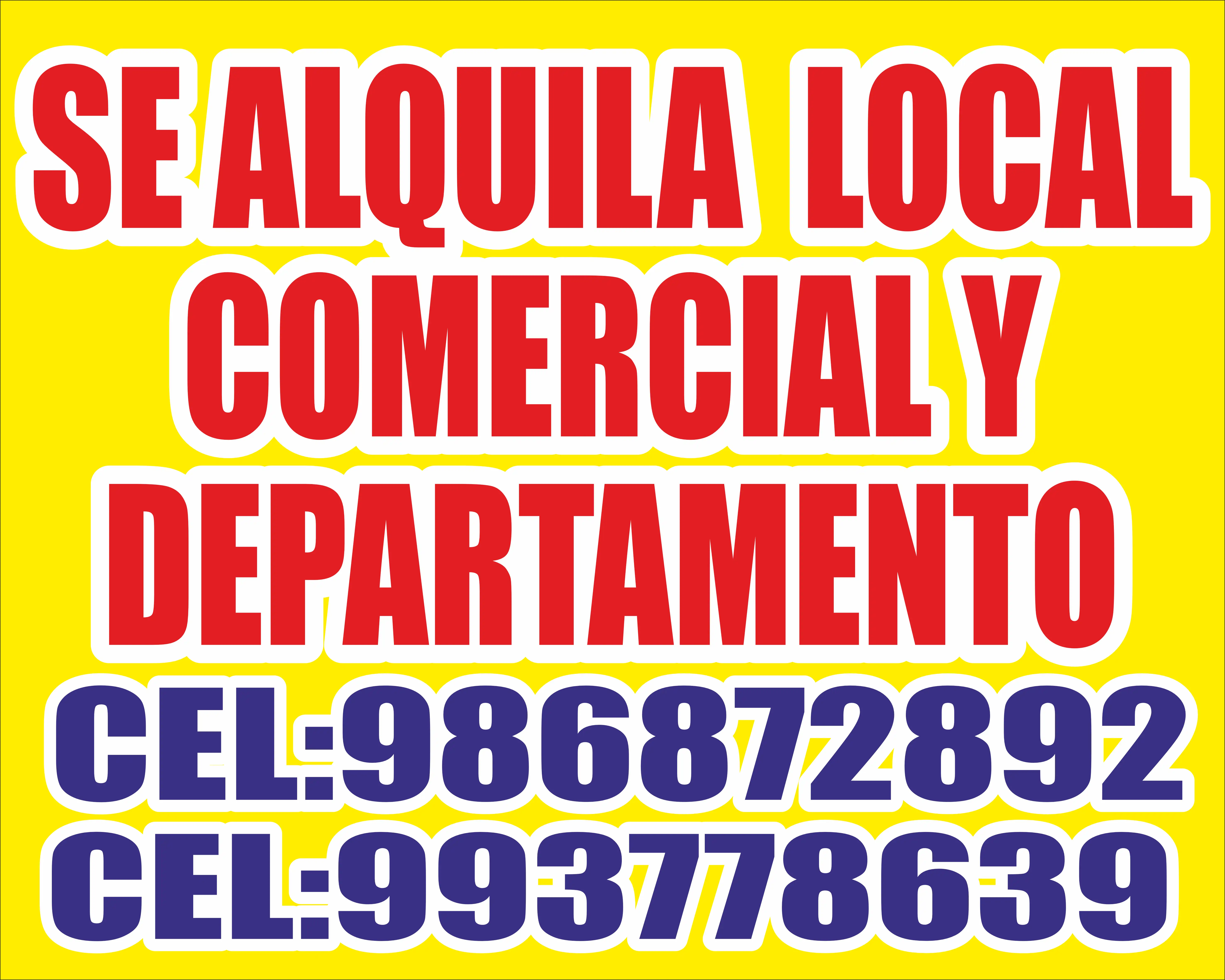 Se alquila local comercial y departamento