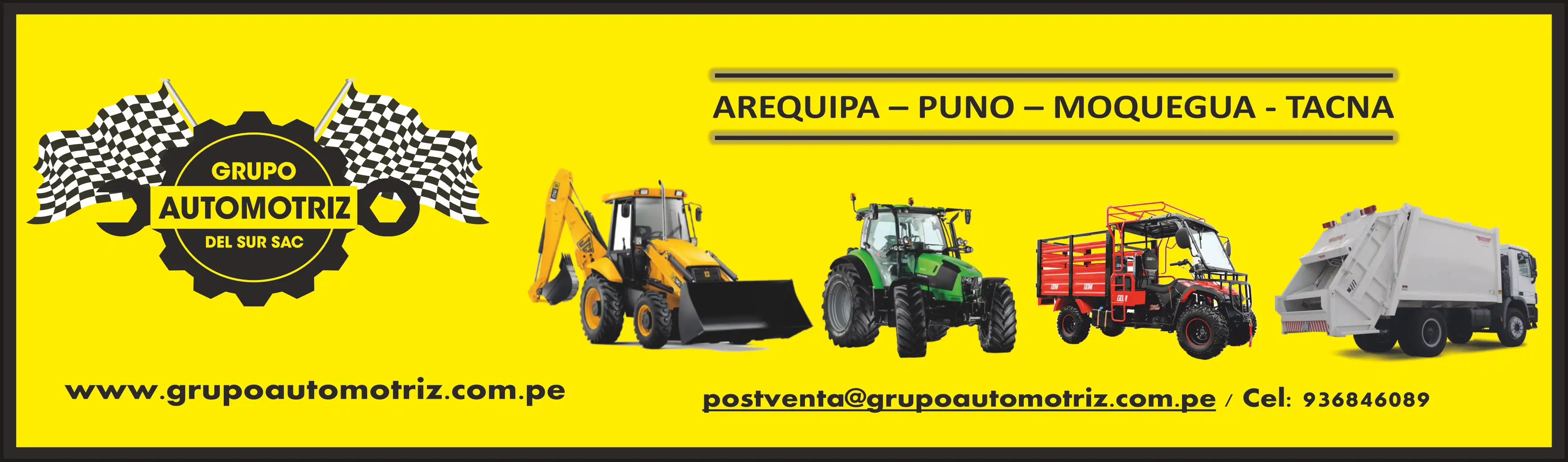 Servicios de maquinaria pesada – banner