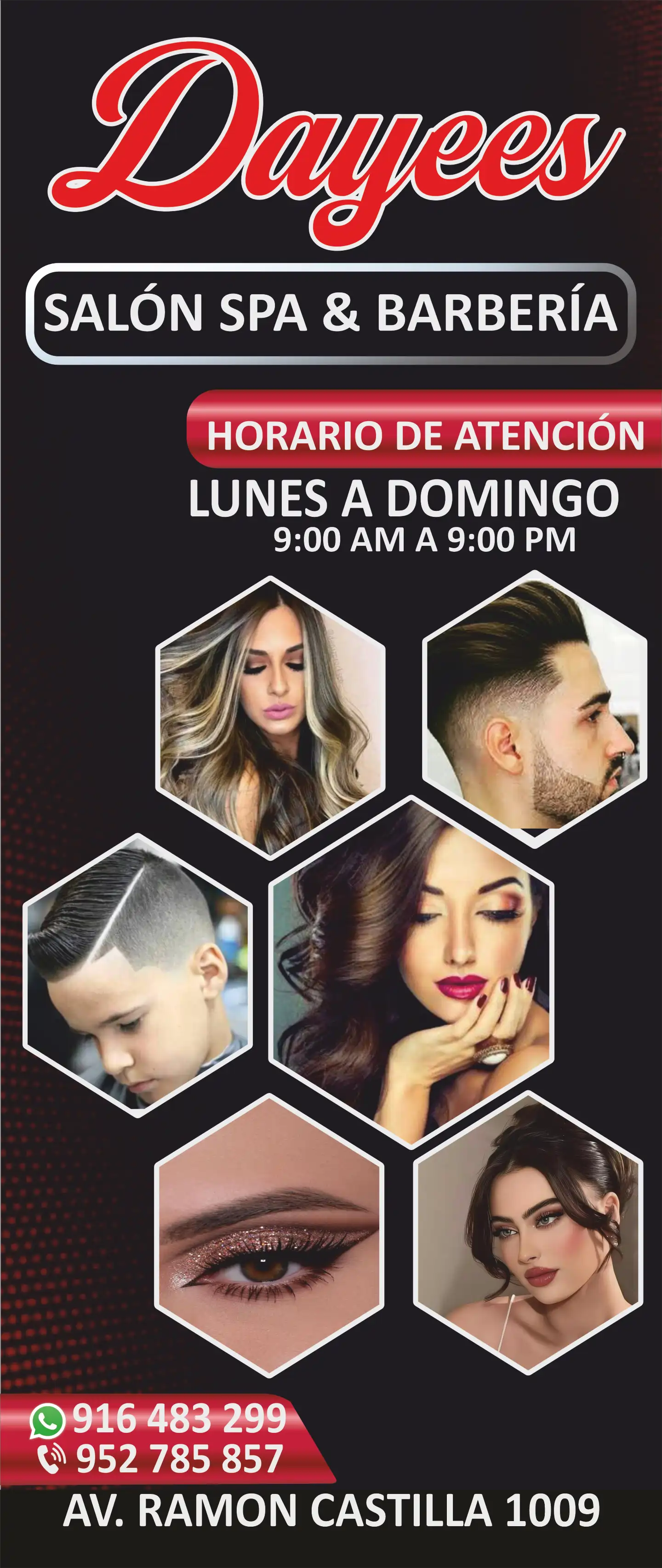 Dayees Salón Spa & Barbería – banner
