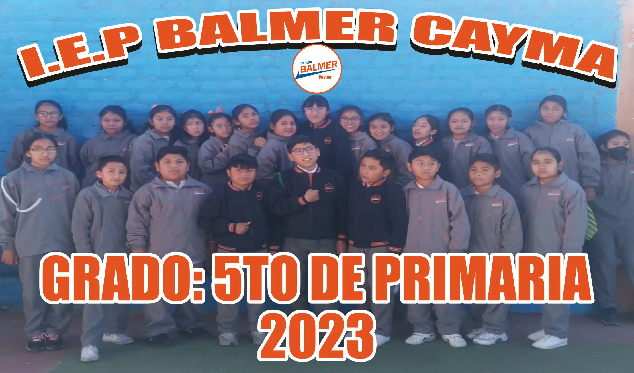 Promoción primaria 2023 – foto grupal