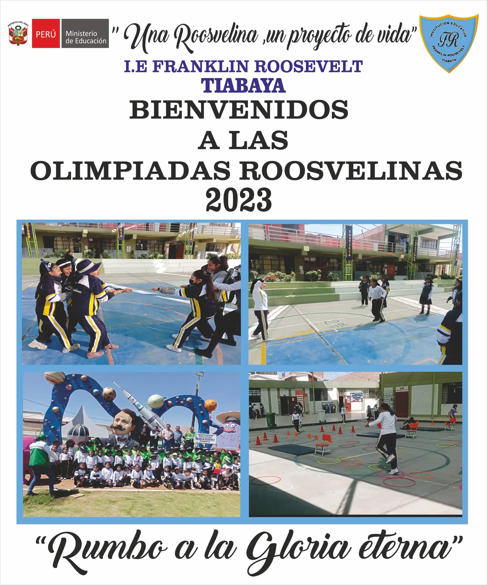 Olimpiadas Rooseveltinas 2023 – collage fotográfico