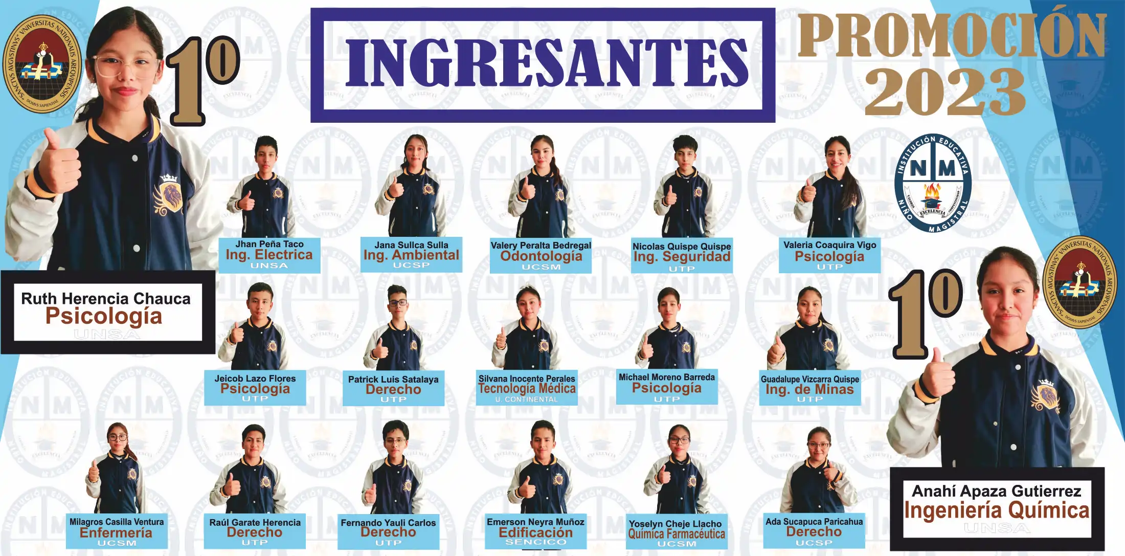 Ingresantes – promoción 2023 (collage)