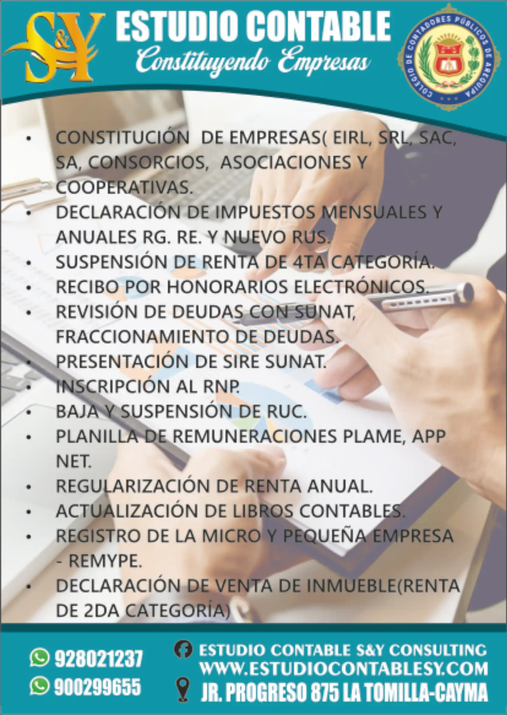 Estudio Contable – carta de servicios (diseño 04)