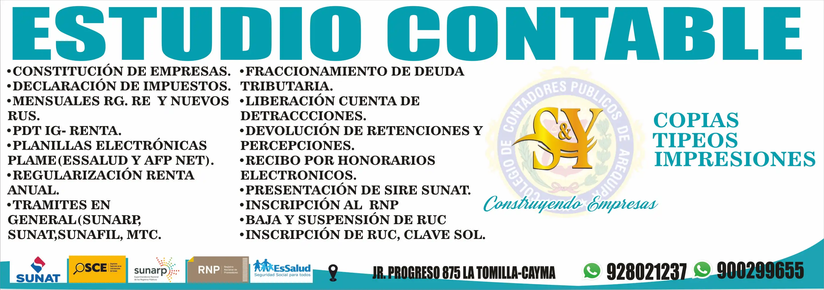 Estudio Contable – tarjeta / banner compacto (diseño 05)