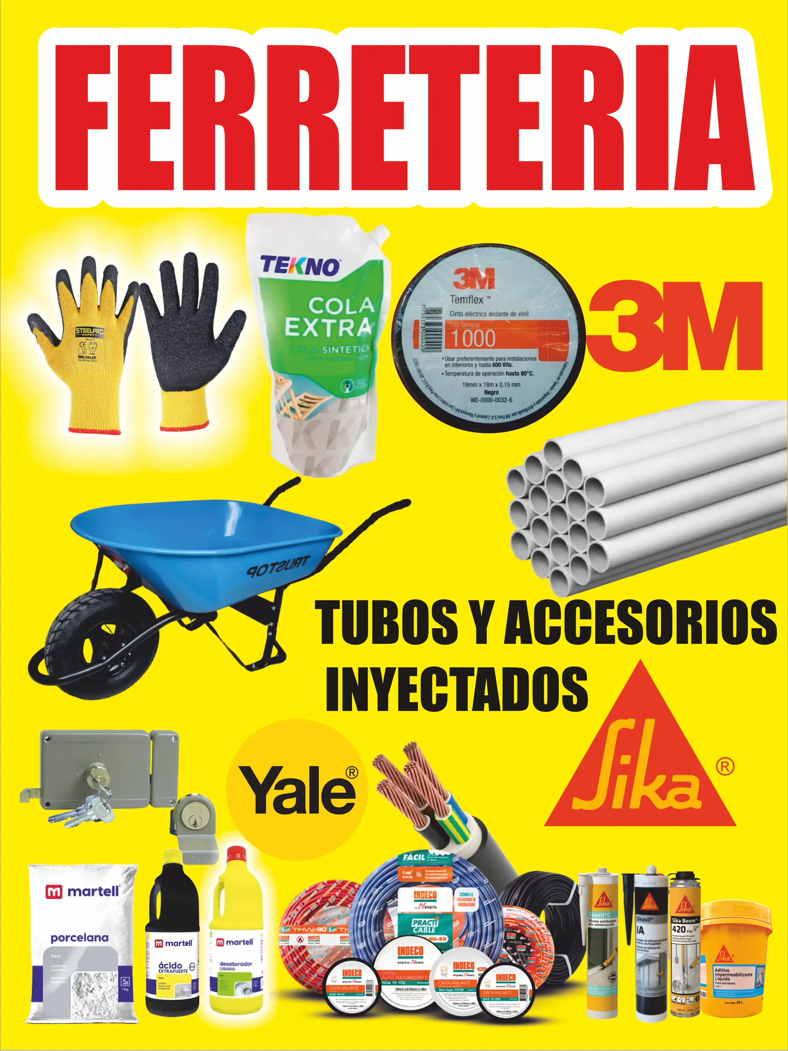 Ferretería – Tubos y accesorios 3M