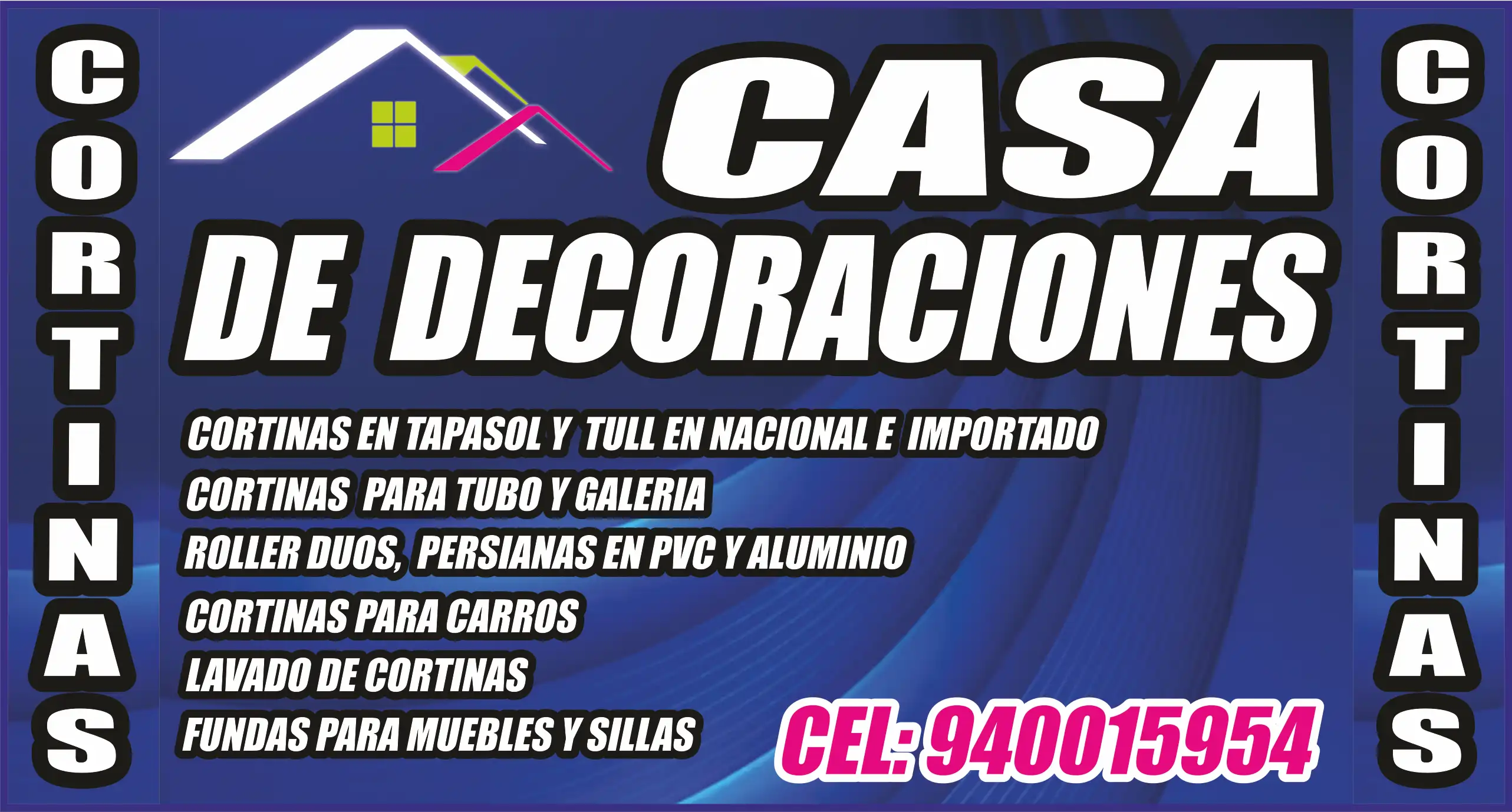 Casa de Decoraciones – banner publicitario