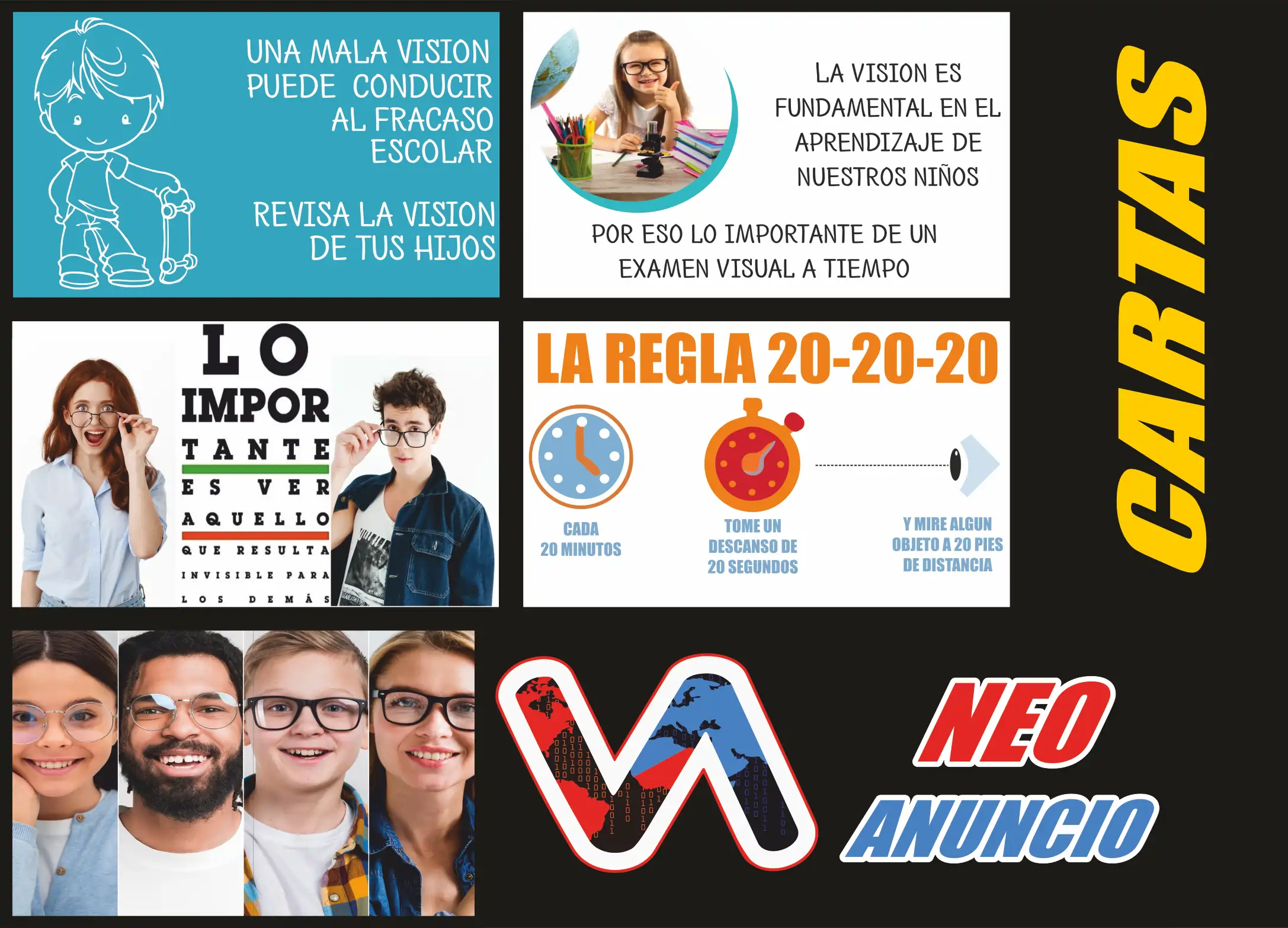 Óptica – campaña informativa visual