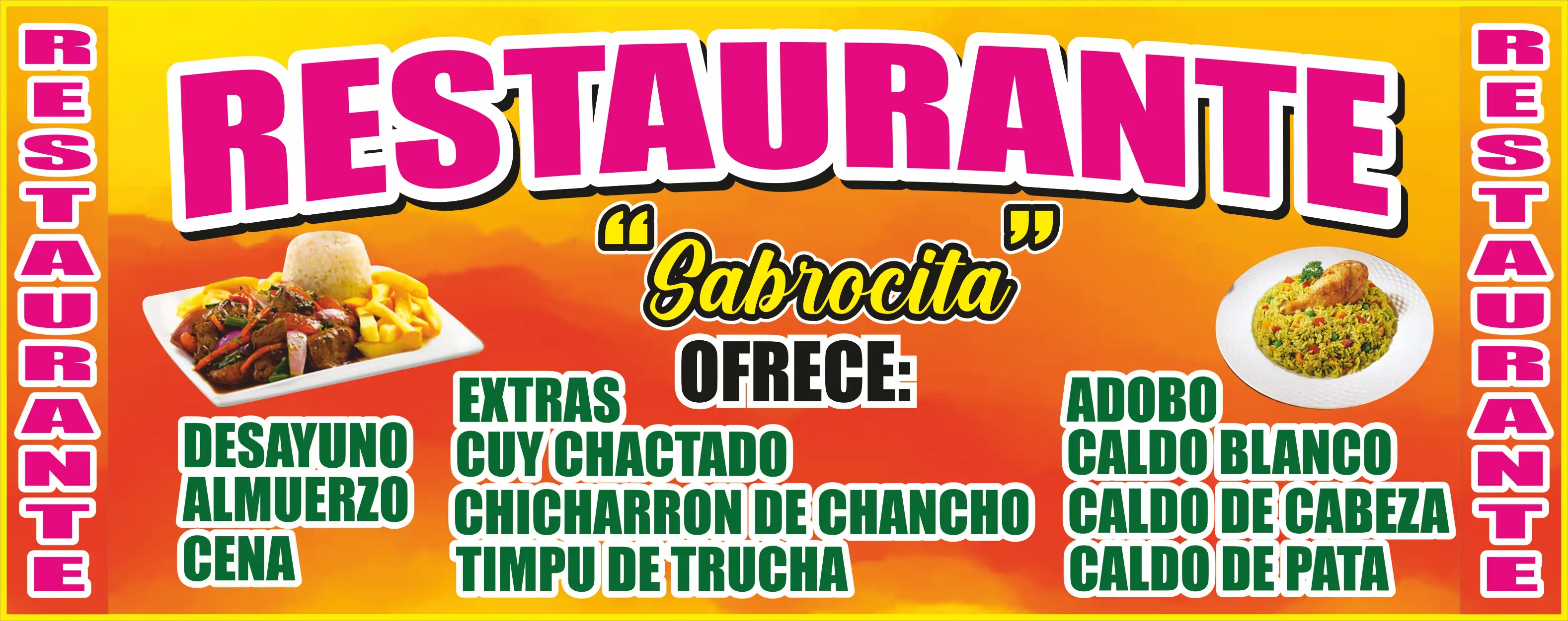 Diseño para restaurante 01