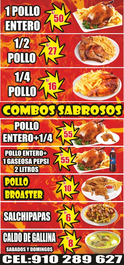 Pollería Super Pollon – letrero