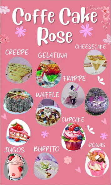 Coffe Cake Rose – carta de postres