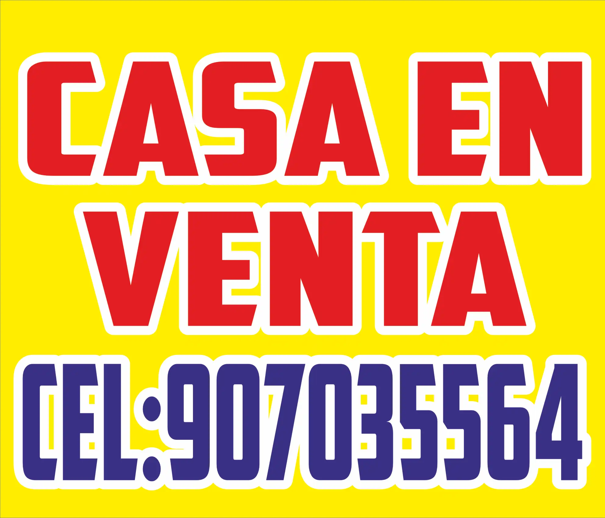 Casa en venta – aviso publicitario