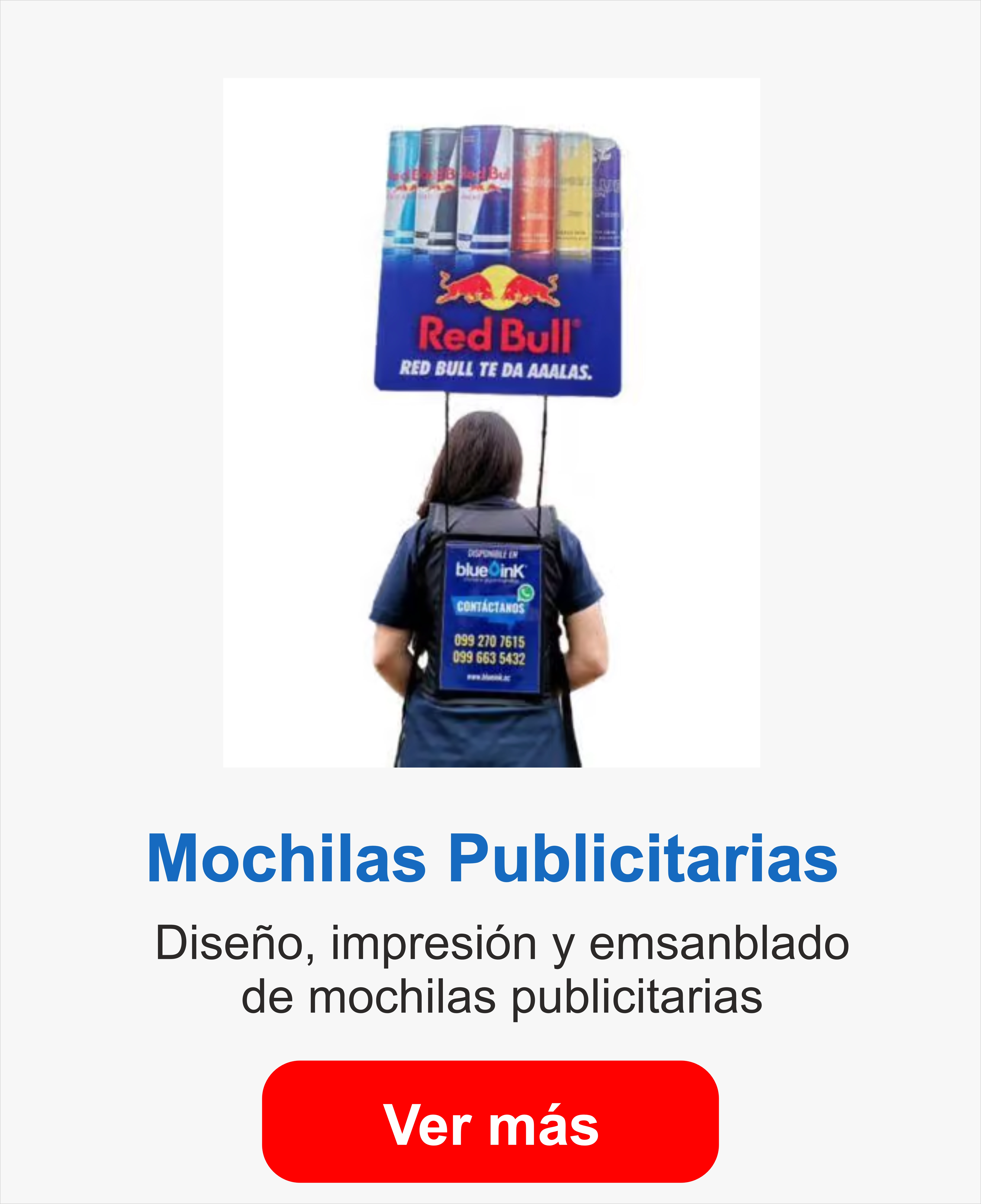 Mochilas publicitarias