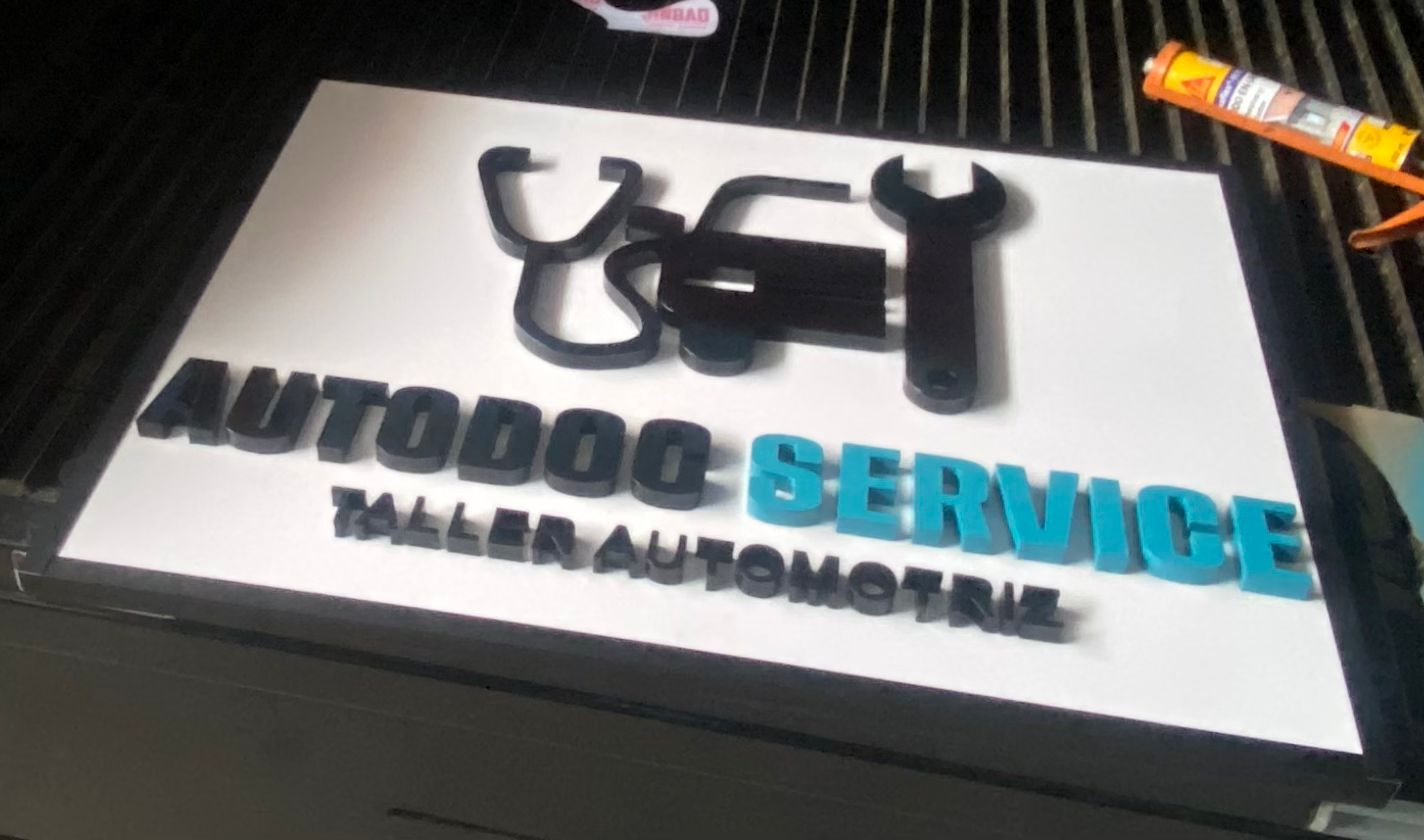 Letrero 3D modelo 16 - Victor Anuncios Arequipa