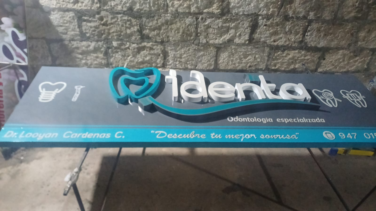Letrero 3D modelo 15 - Victor Anuncios Arequipa