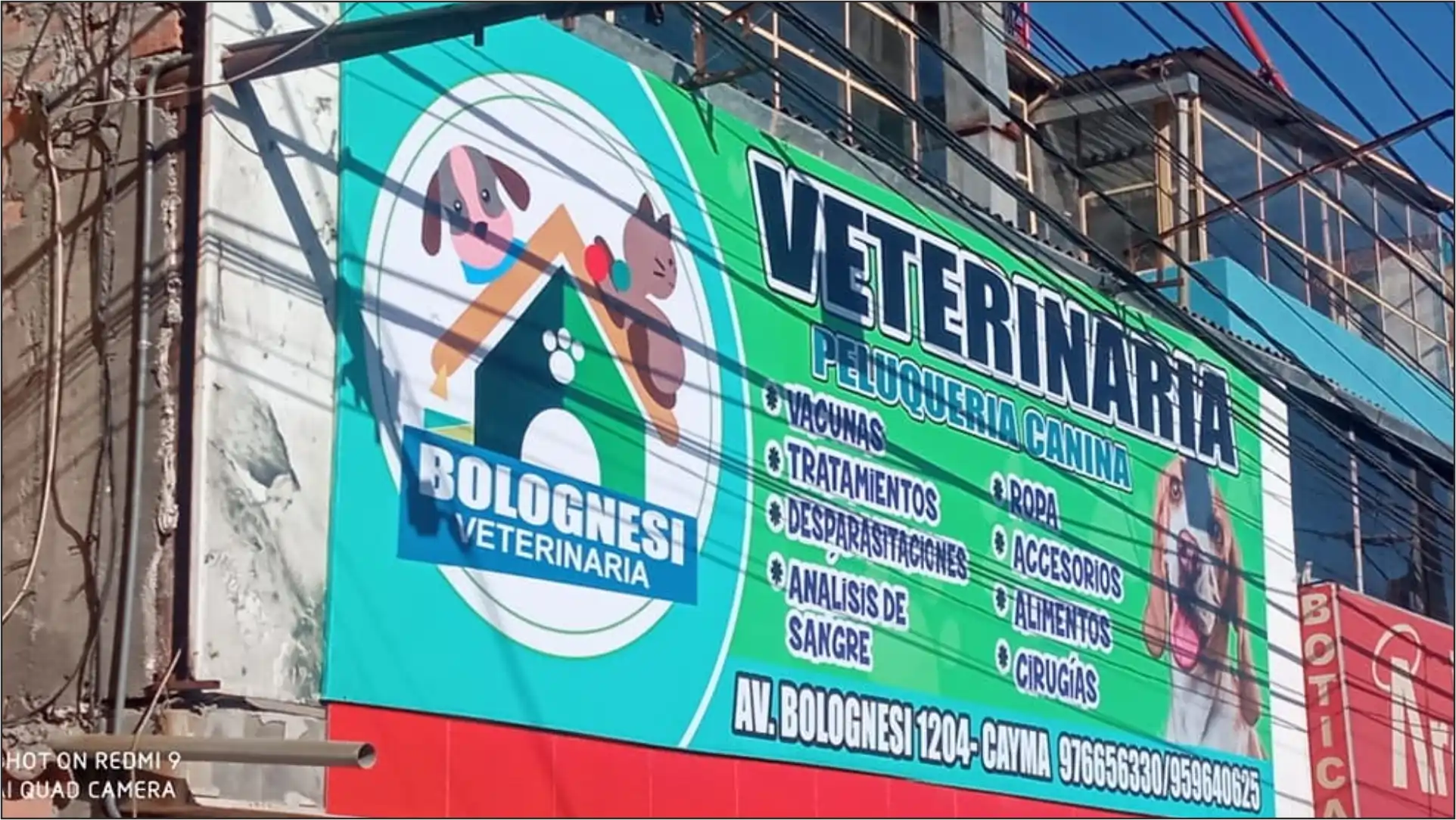 Gigantografía en negocio de Arequipa