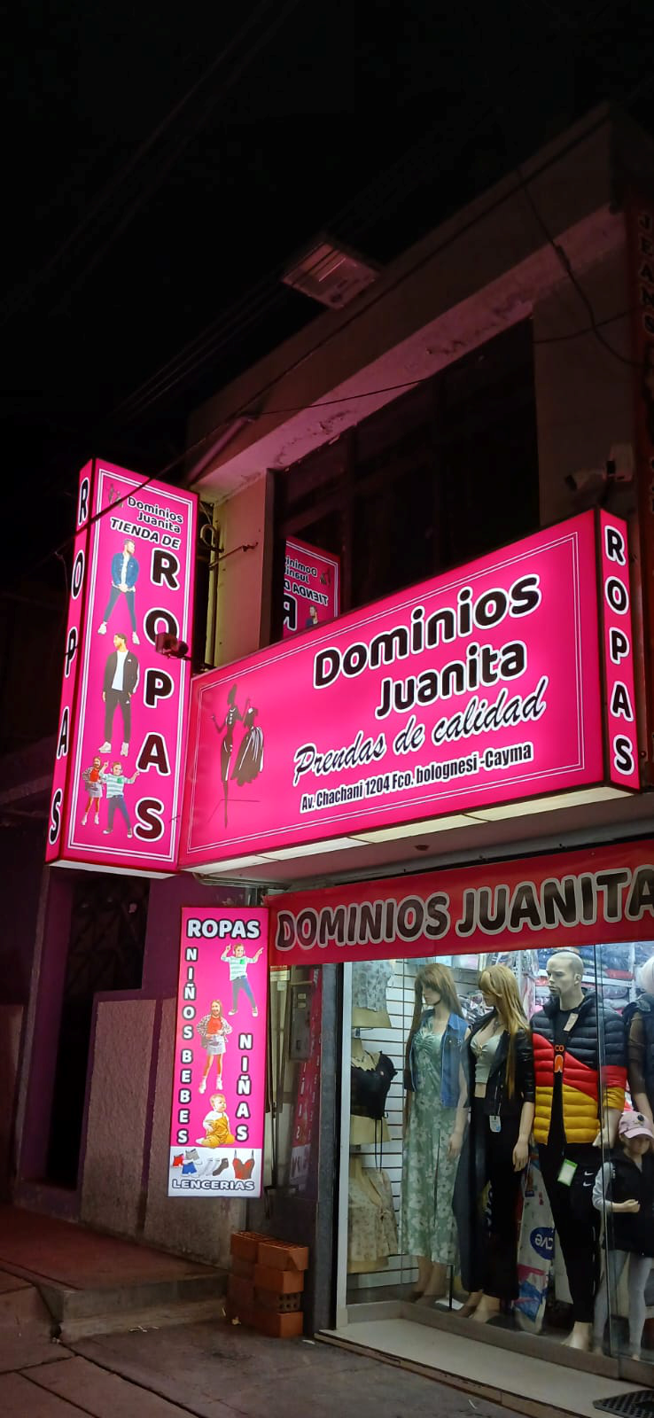 Dominios Juanita - Letrero luminoso en Arequipa